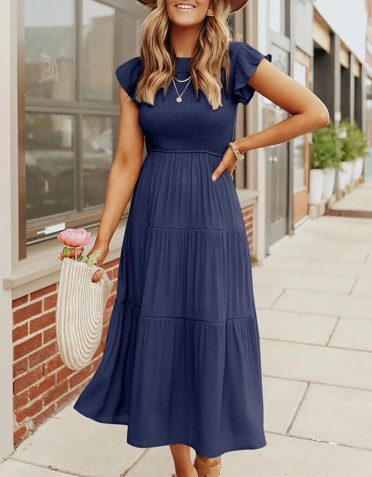 Paige Ray™ Abito midi estivo casual