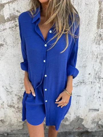 Patrizia Zadra™ Completo due pezzi da donna con maglietta e pantaloncini