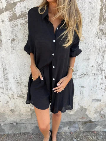 Patrizia Zadra™ Completo due pezzi da donna con maglietta e pantaloncini