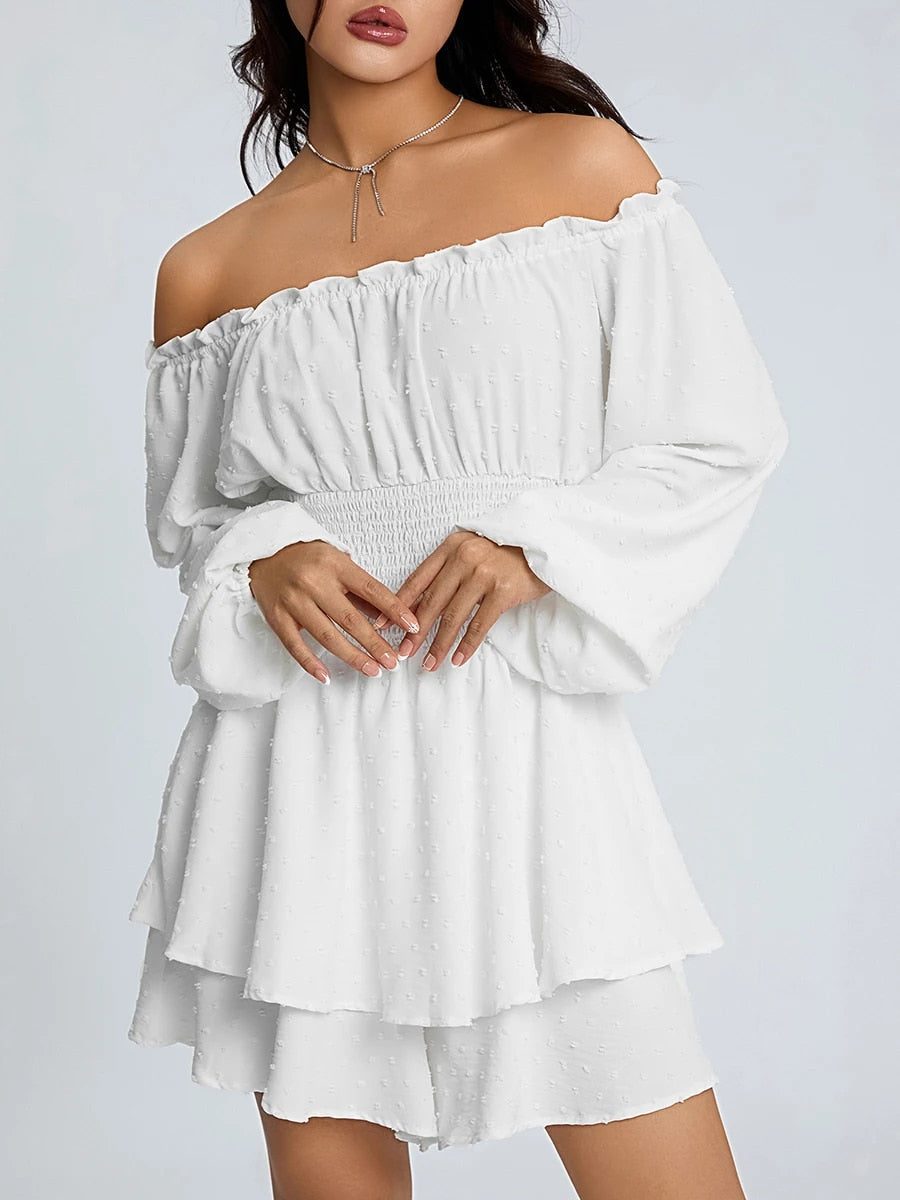 Paule Comtois™ Abito romper senza spalle