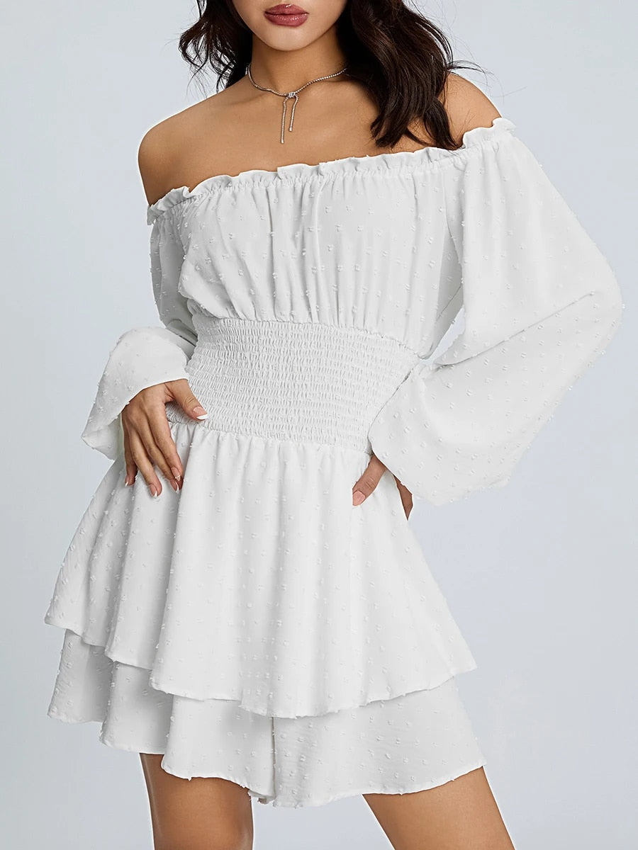 Paule Comtois™ Abito romper senza spalle
