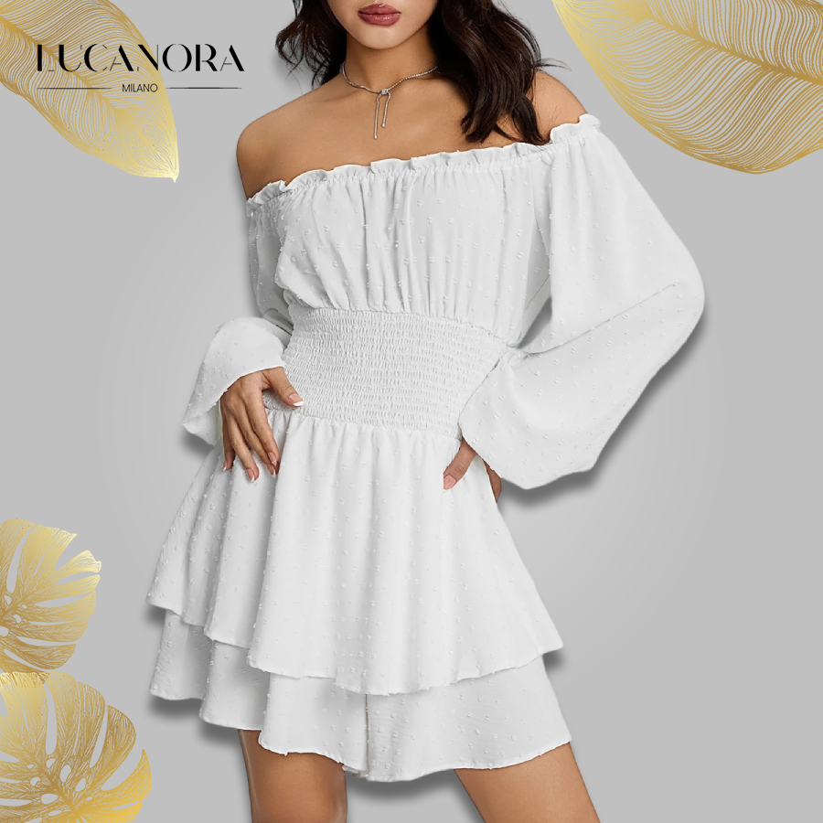 Paule Comtois™ Abito romper senza spalle