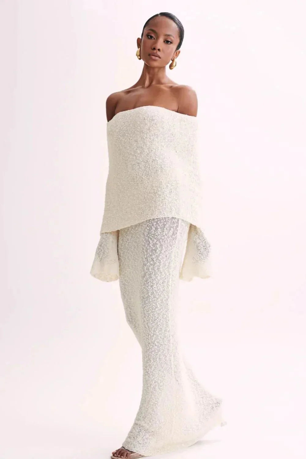 Pia Furlan™ Abito lungo ed elegante con spalline