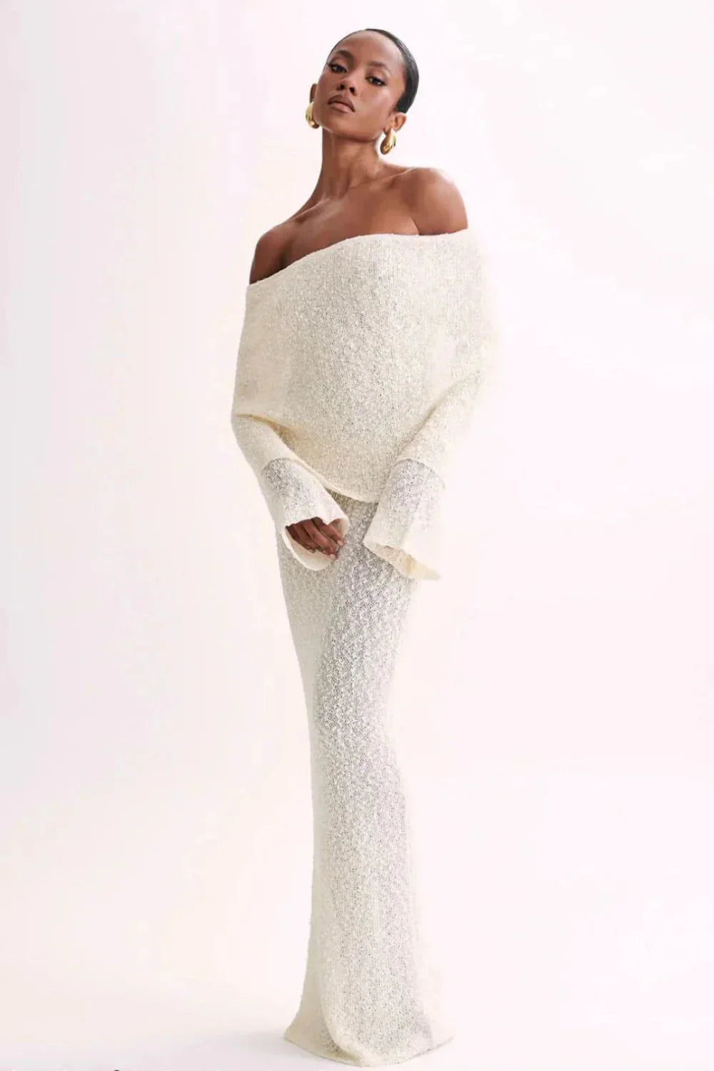 Pia Furlan™ Abito lungo ed elegante con spalline