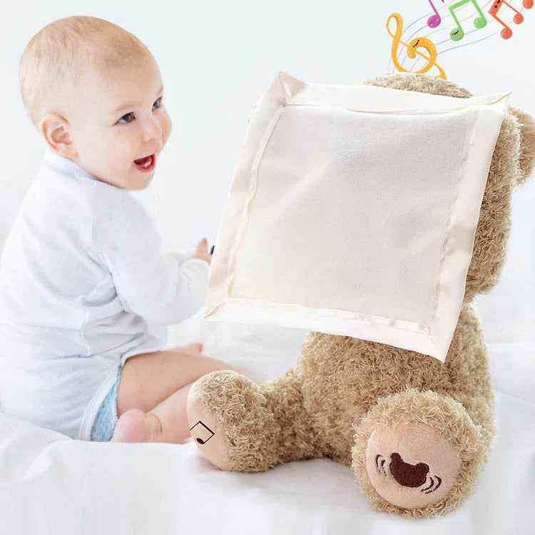 PoppiHug™ Pee-a-boo Orsacchiotto di peluche