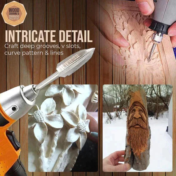 ProCraft Kit™️ Strumento (punte) per l'incisione del legno