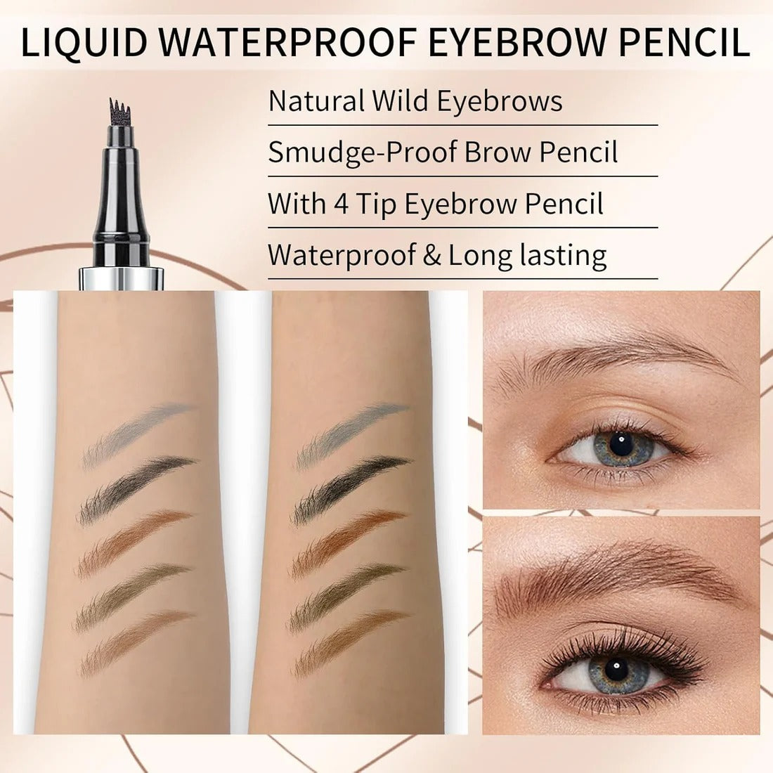 QIC Eyebrow™ matita sopracciglia effetto naturale senza sforzo