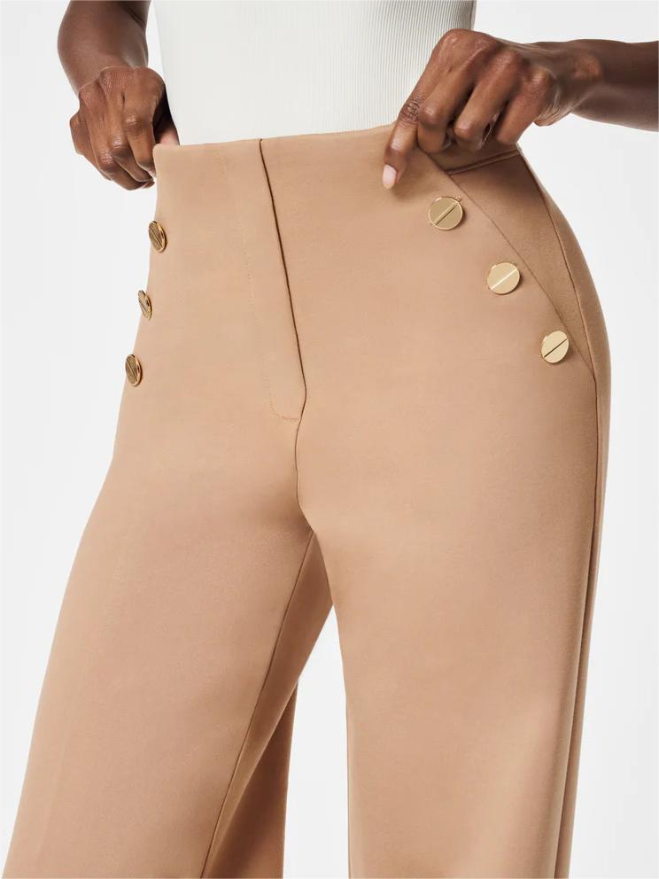 Ramona Cala™ Pantaloni a gamba larga con bottone per controllare la pancia