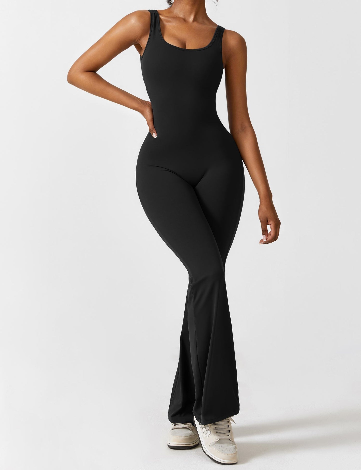 Roberta Fit™ Tuta slim con patta posteriore