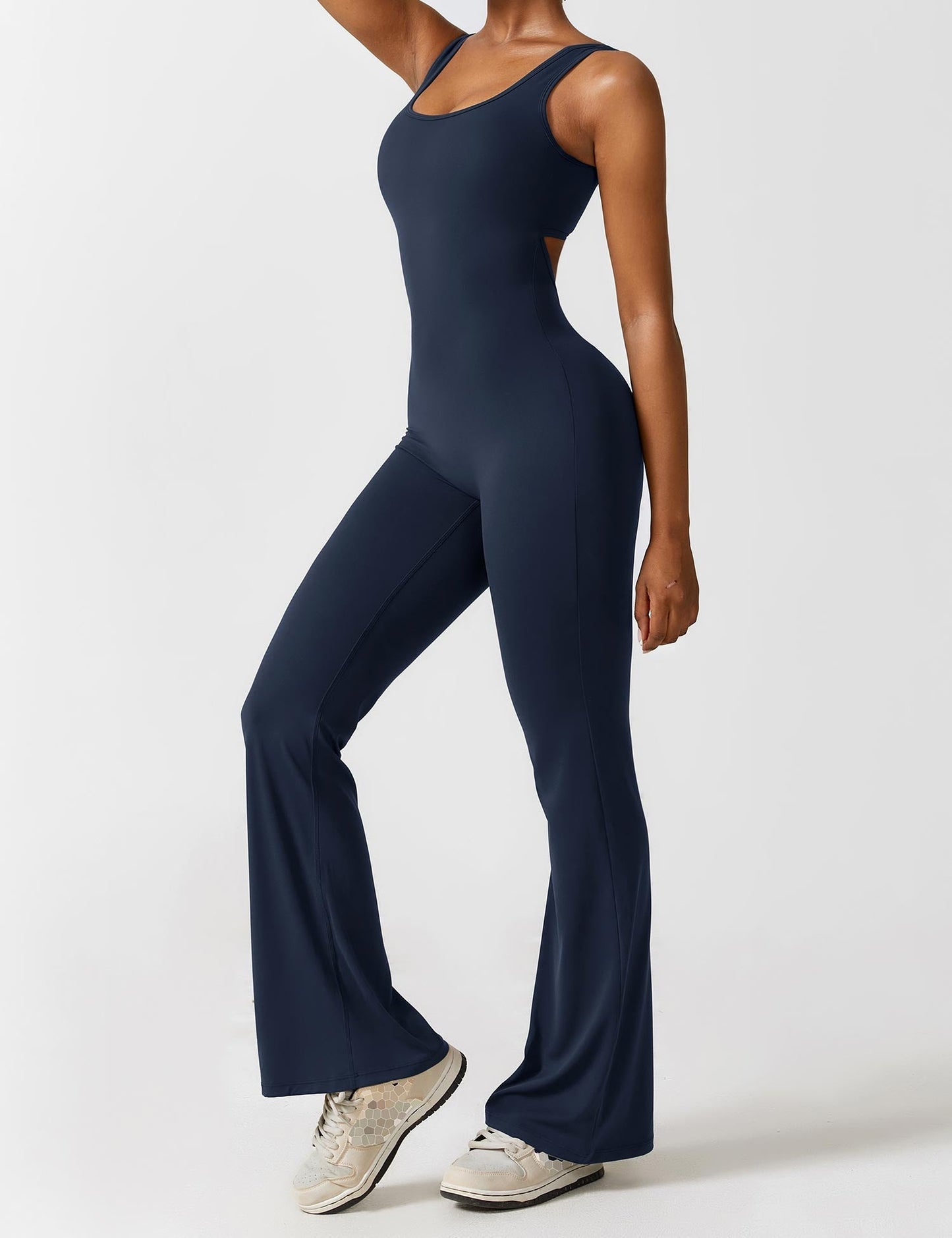 Roberta Fit™ Tuta slim con patta posteriore