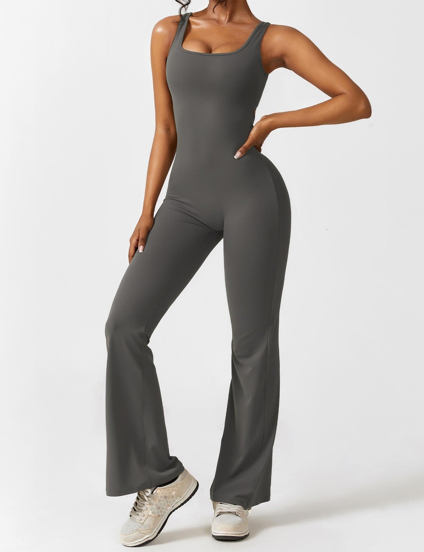 Roberta Fit™ Tuta slim con patta posteriore
