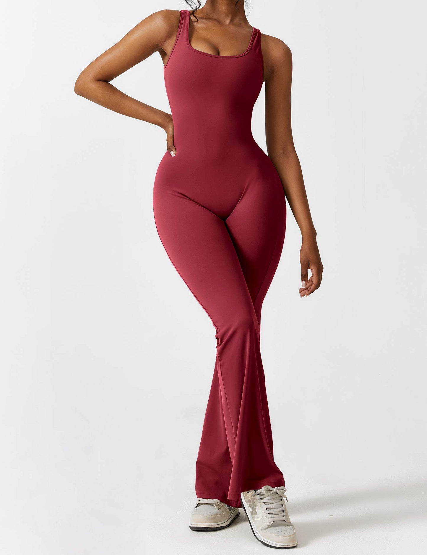 Roberta Fit™ Tuta slim con patta posteriore