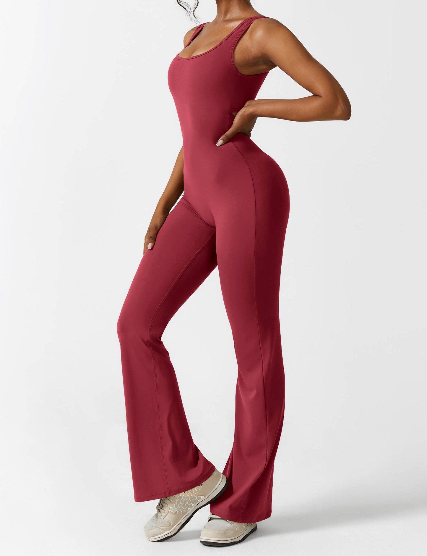 Roberta Fit™ Tuta slim con patta posteriore