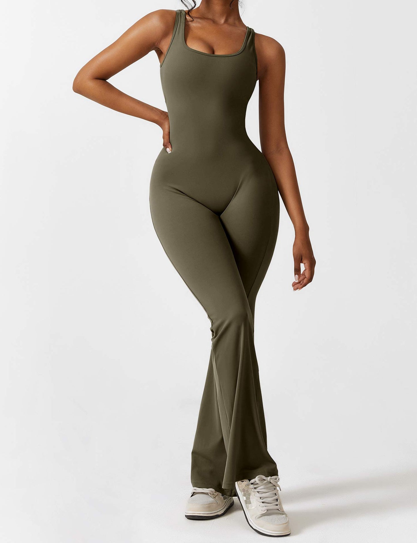 Roberta Fit™ Tuta slim con patta posteriore