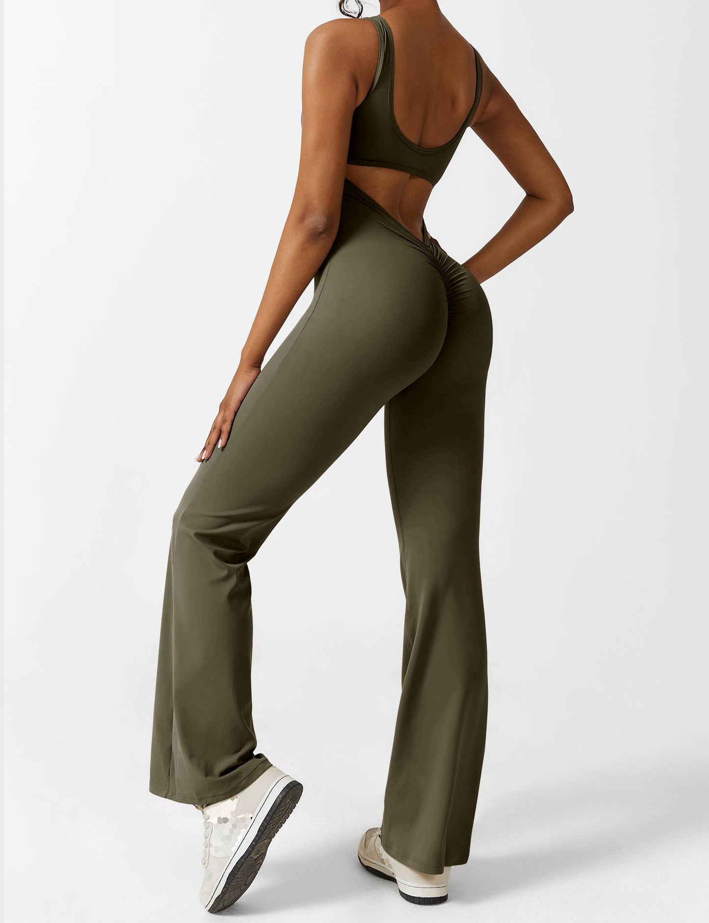 Roberta Fit™ Tuta slim con patta posteriore