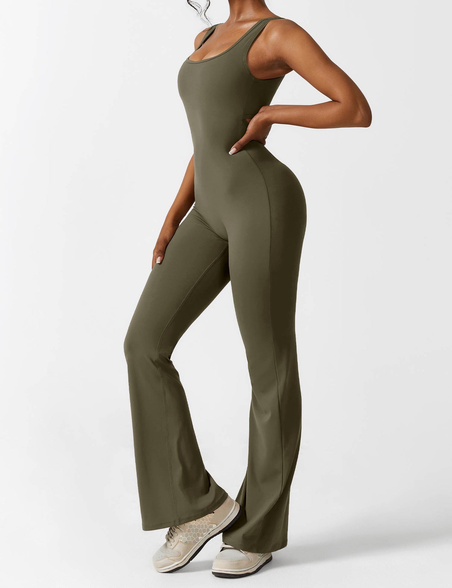 Roberta Fit™ Tuta slim con patta posteriore