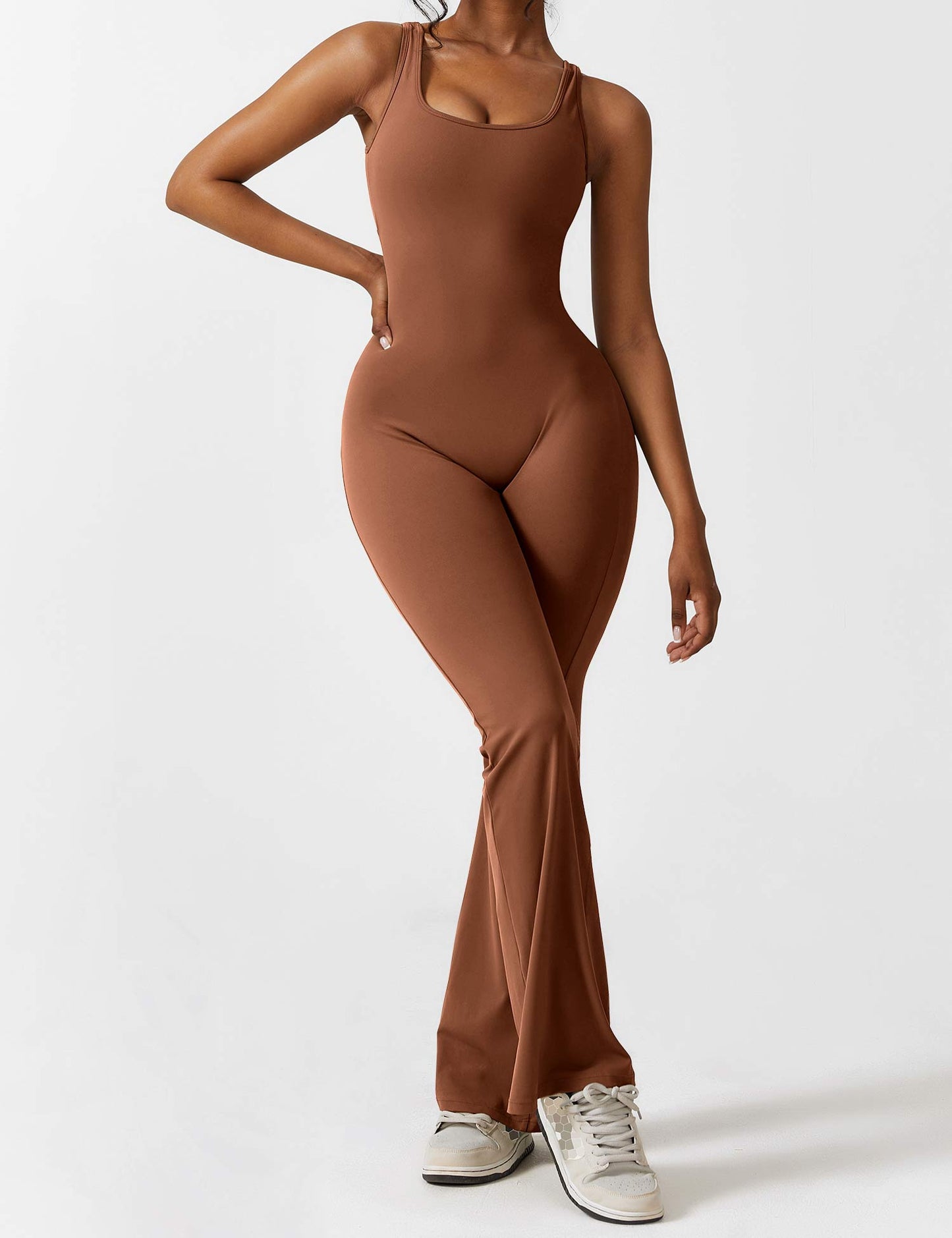 Roberta Fit™ Tuta slim con patta posteriore