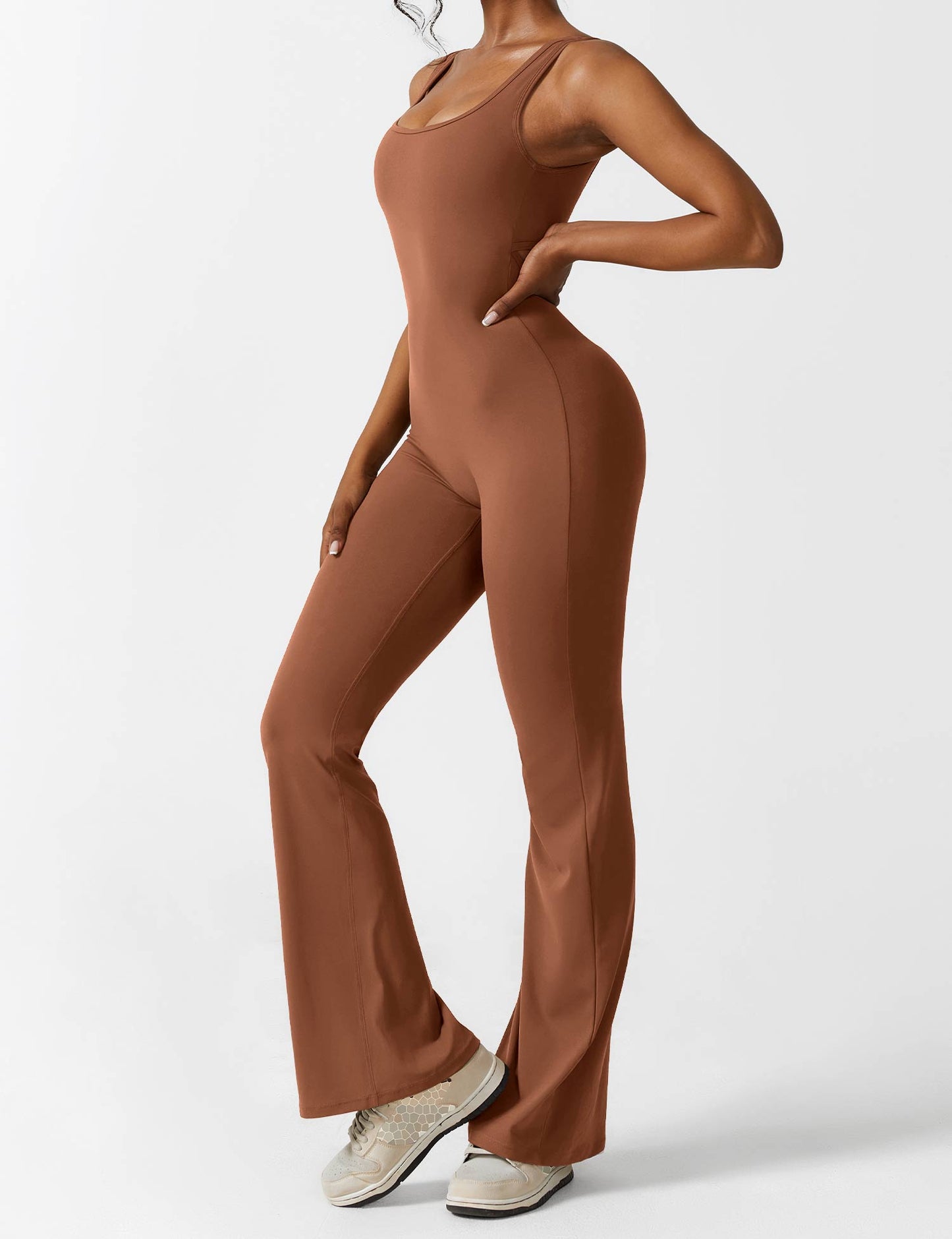 Roberta Fit™ Tuta slim con patta posteriore