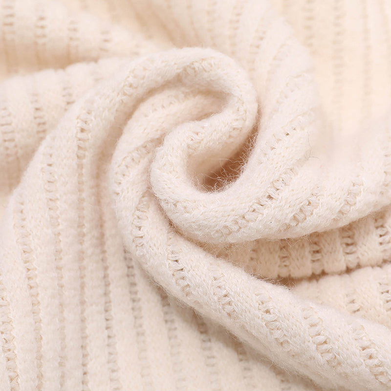 Rosine Robiquet™ Sciarpa e maglione trendy 2 in 1 con collo in pelliccia