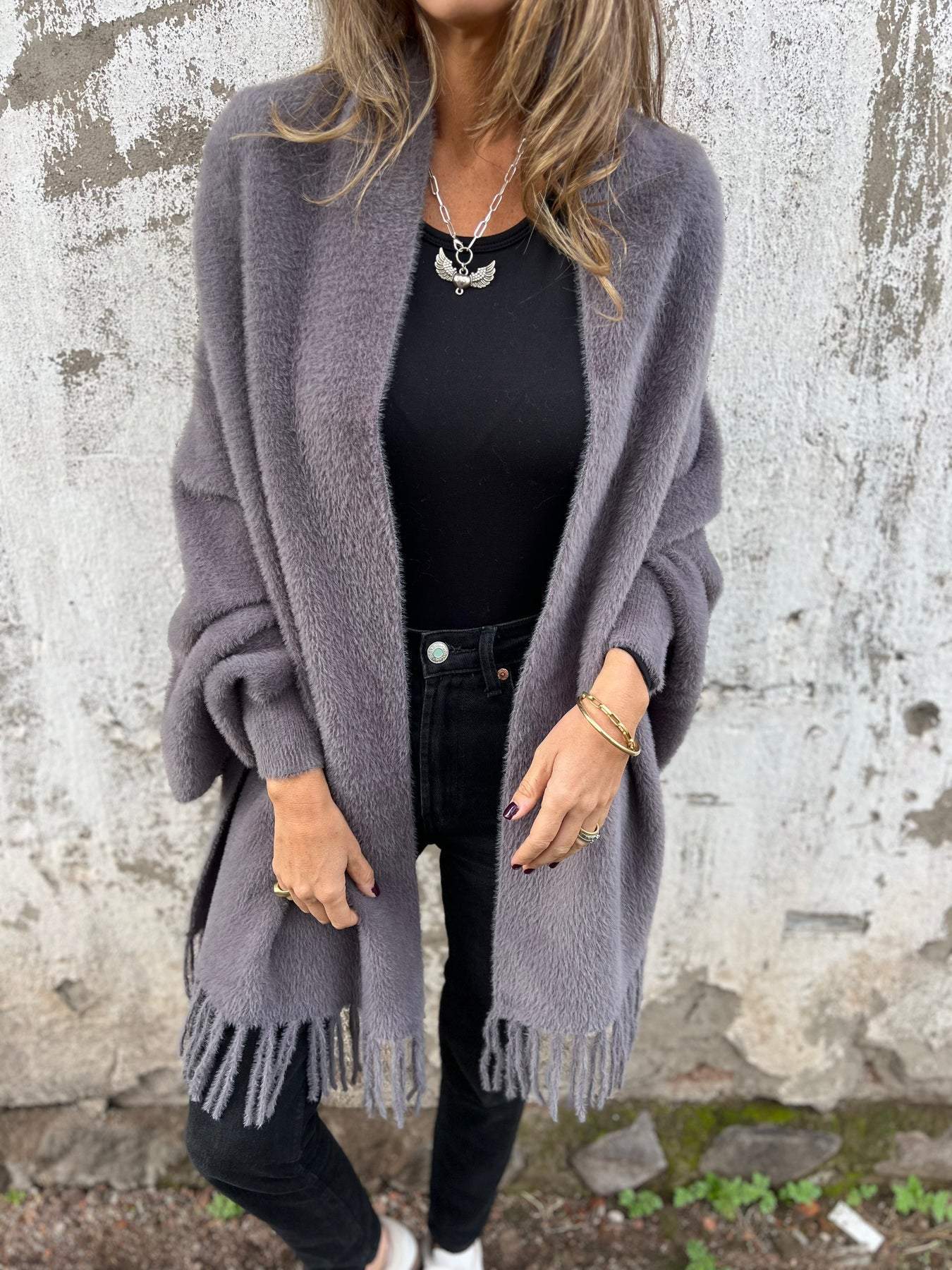 Rossana Nardo™ Maglione da donna alla moda con maniche lunghe