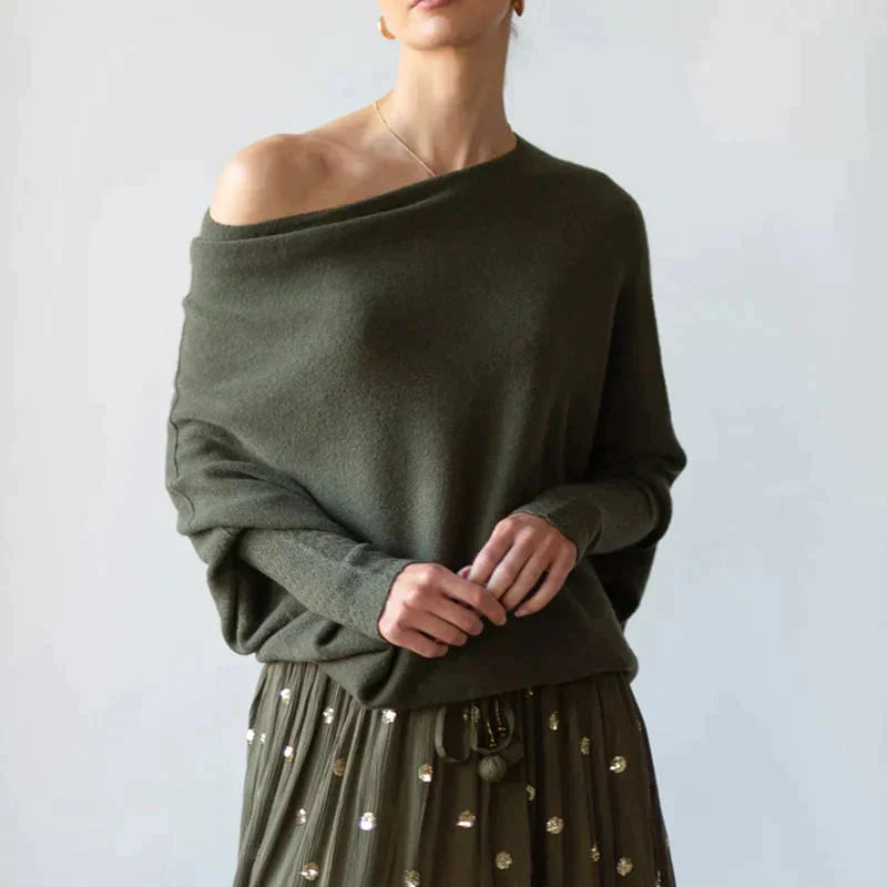 Salomé Jacques™ Maglione a righe asimmetriche