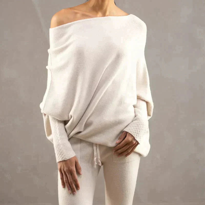 Salomé Jacques™ Maglione a righe asimmetriche