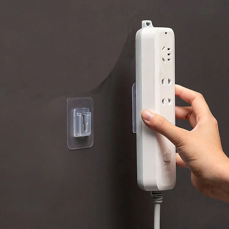 SecureGrip Duo™️ Staffe di montaggio doppie con adesivo acrilico, confezione da 10