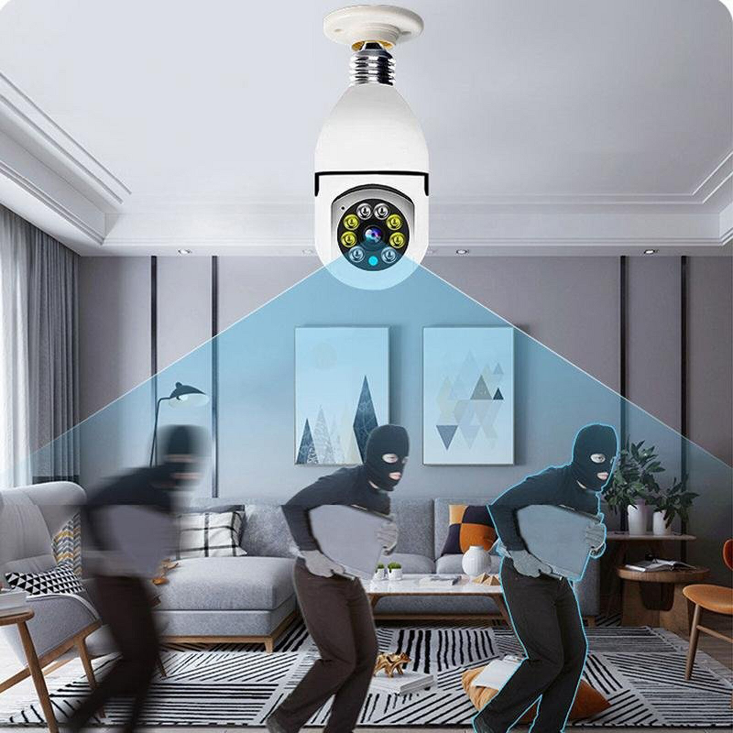 SecurityCamz™ Telecamera di sicurezza illuminata