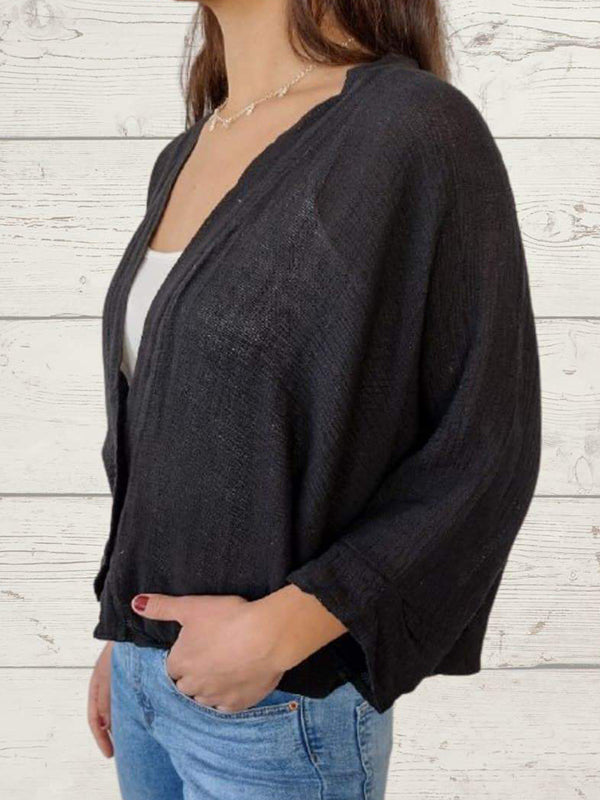 Sidonie Renaud™ Maglione casual a due bottoni