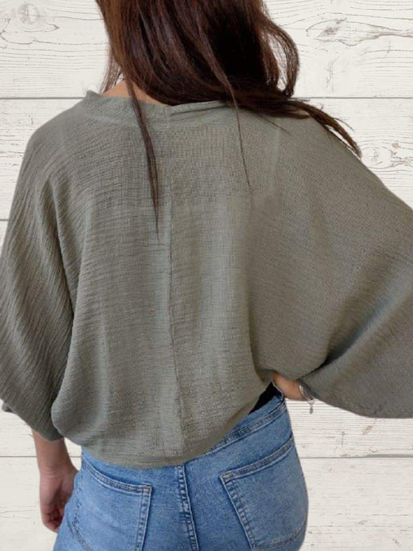 Sidonie Renaud™ Maglione casual a due bottoni