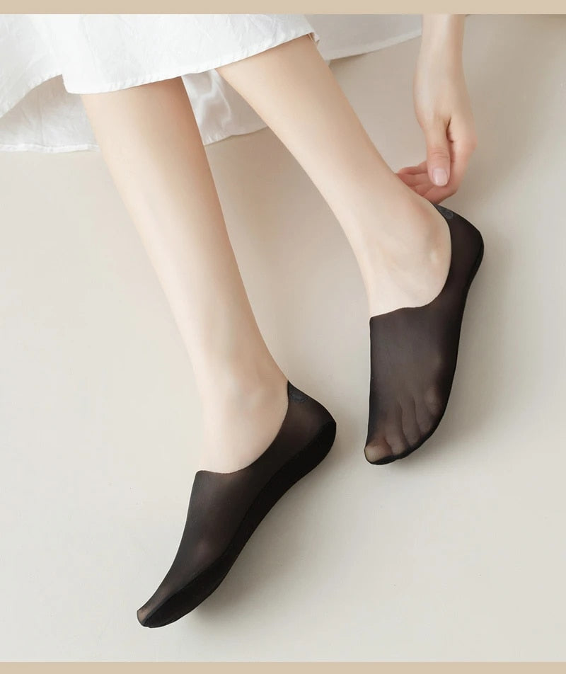 Silk Serene™ Calzini antiscivolo trasparenti