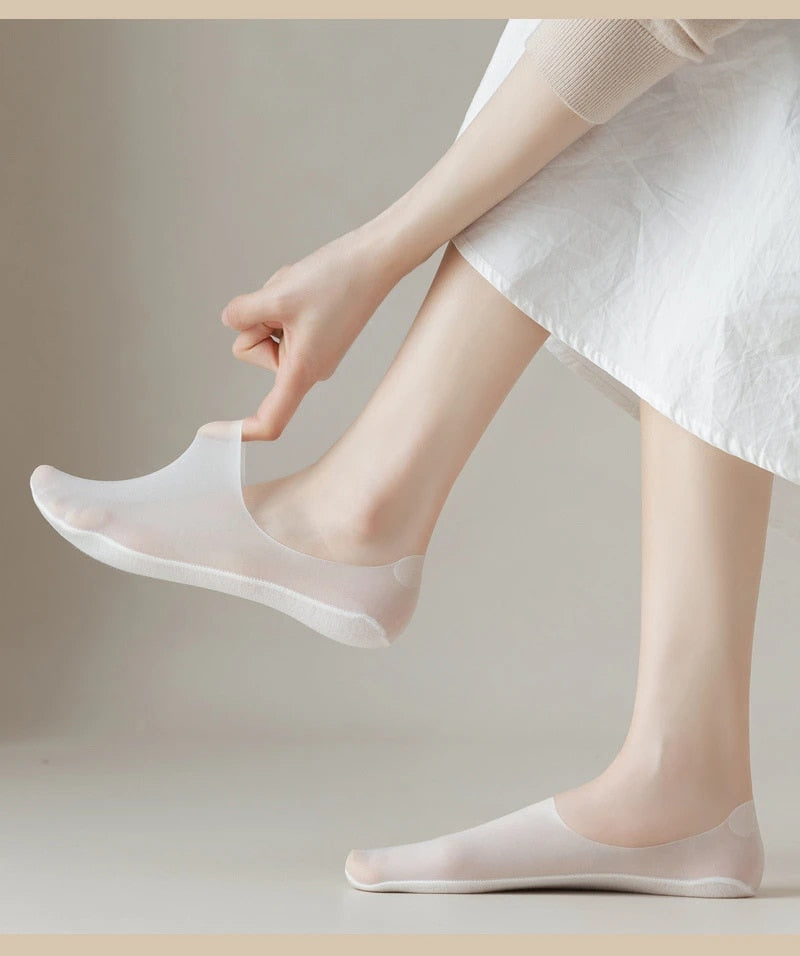 Silk Serene™ Calzini antiscivolo trasparenti