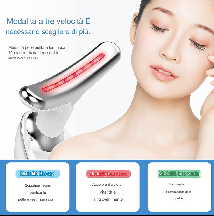 SkinGlow+ Pro™ Dispositivo per micromassaggio viso