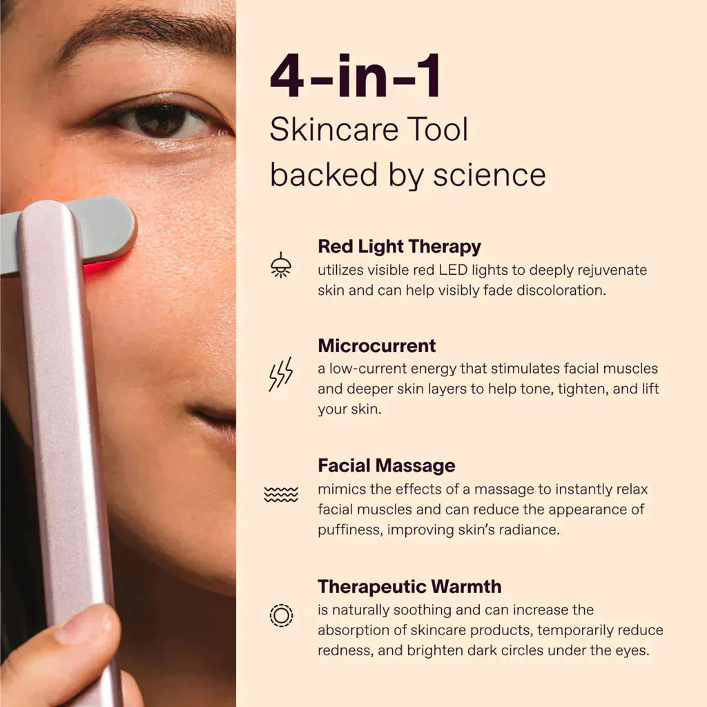 SkinWave Pro+™️ Strumento EMS per la cura della pelle per la terapia con luce rossa