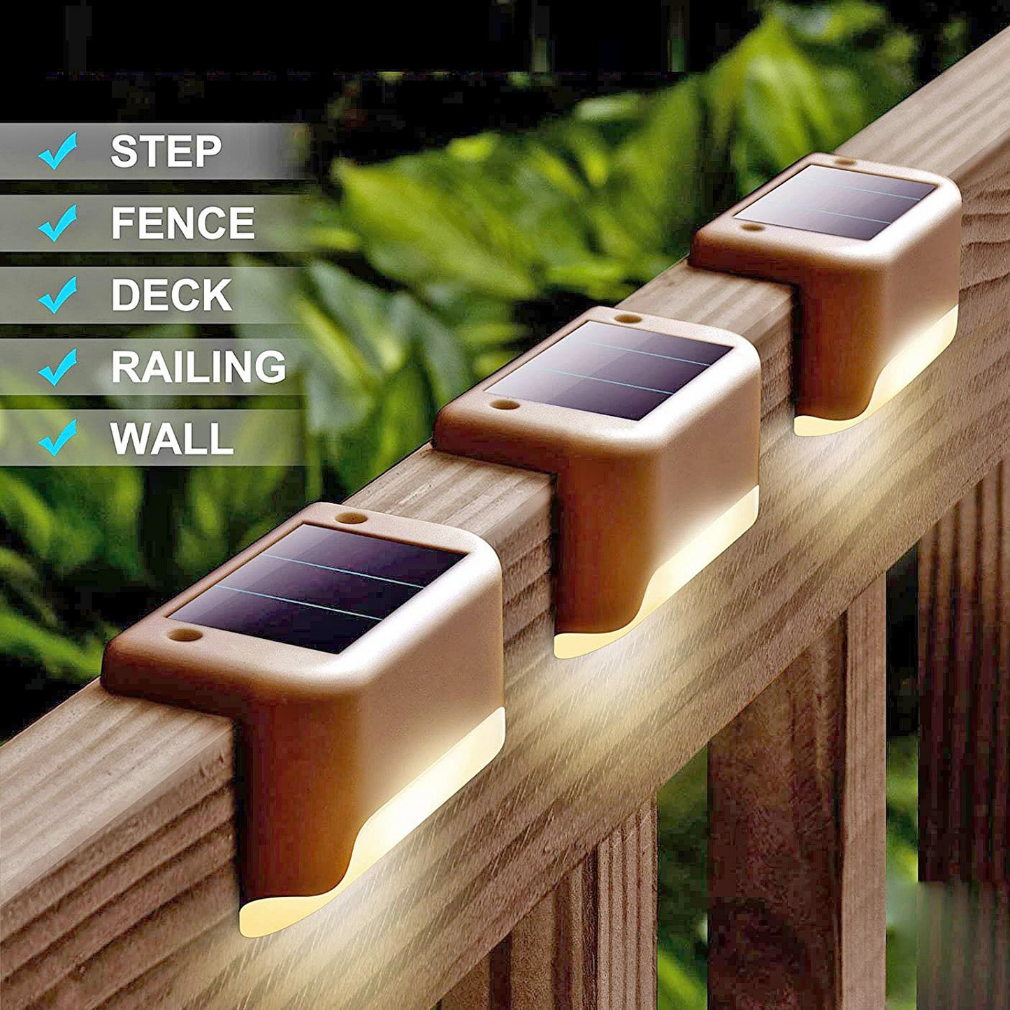 SmartDeck™ Luci da giardino a LED ad energia solare impermeabili e multifunzionali