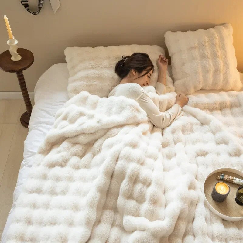 SnugNest™ Coperta in peluche calda e morbida