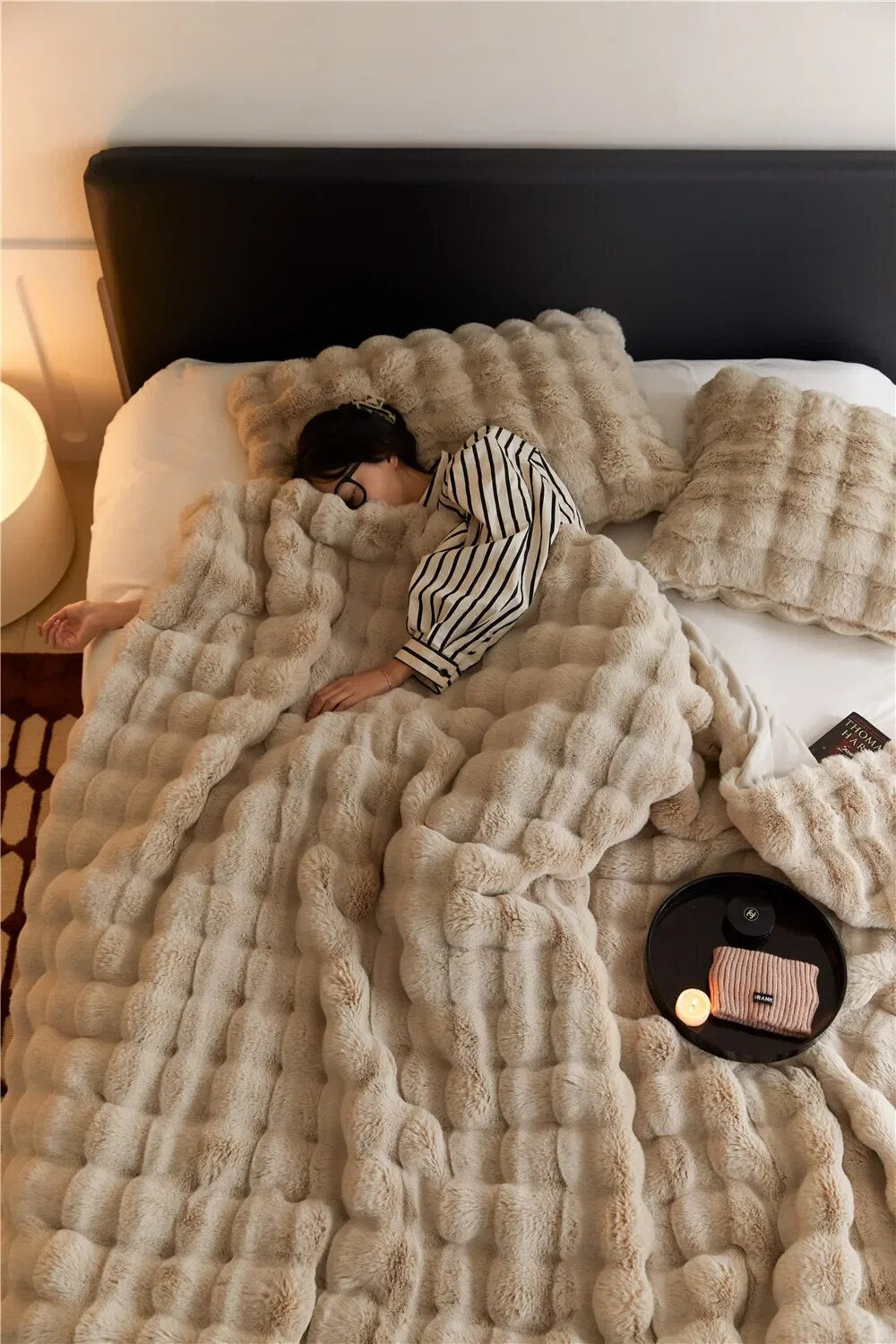 SnugNest™ Coperta in peluche calda e morbida