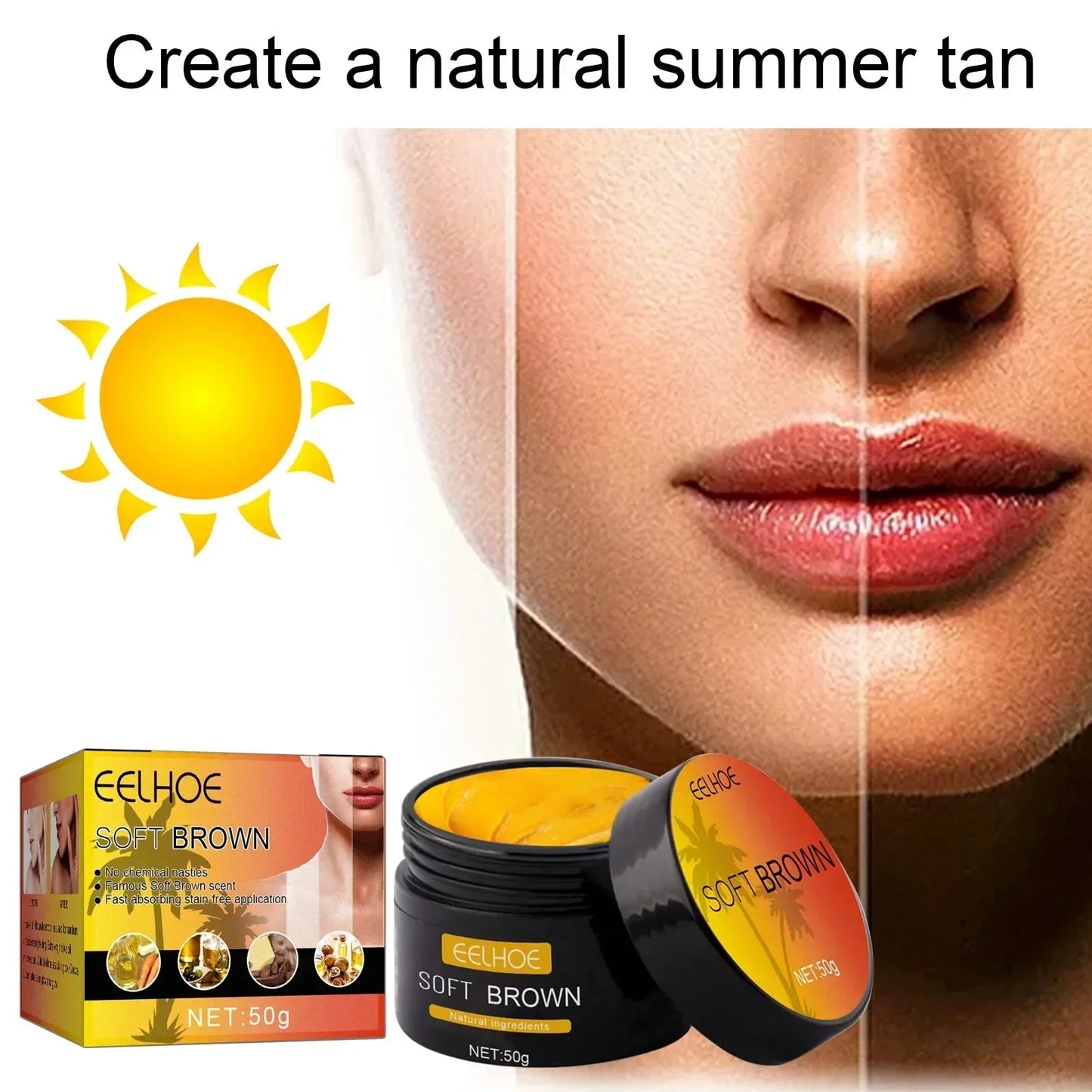 Soft Brown™️ Gel abbronzante