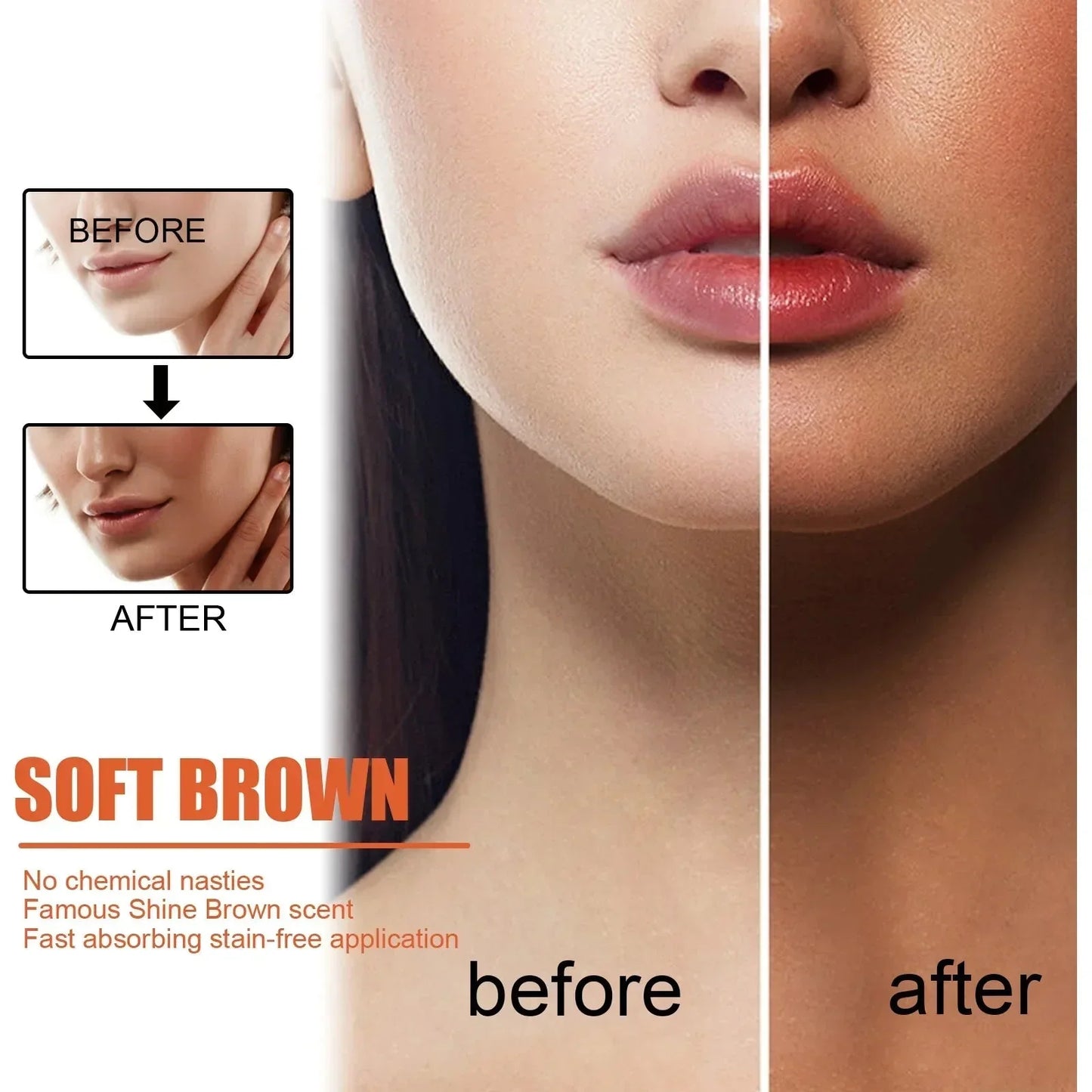 Soft Brown™️ Gel abbronzante