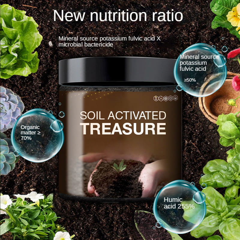 Soil Treasure™️ Regolazione completa della crescita e dello sviluppo delle piante!
