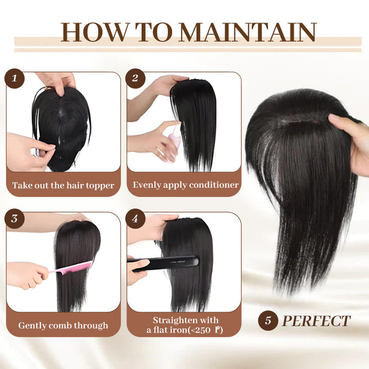 StyleMax™ Topper per capelli dall'aspetto naturale