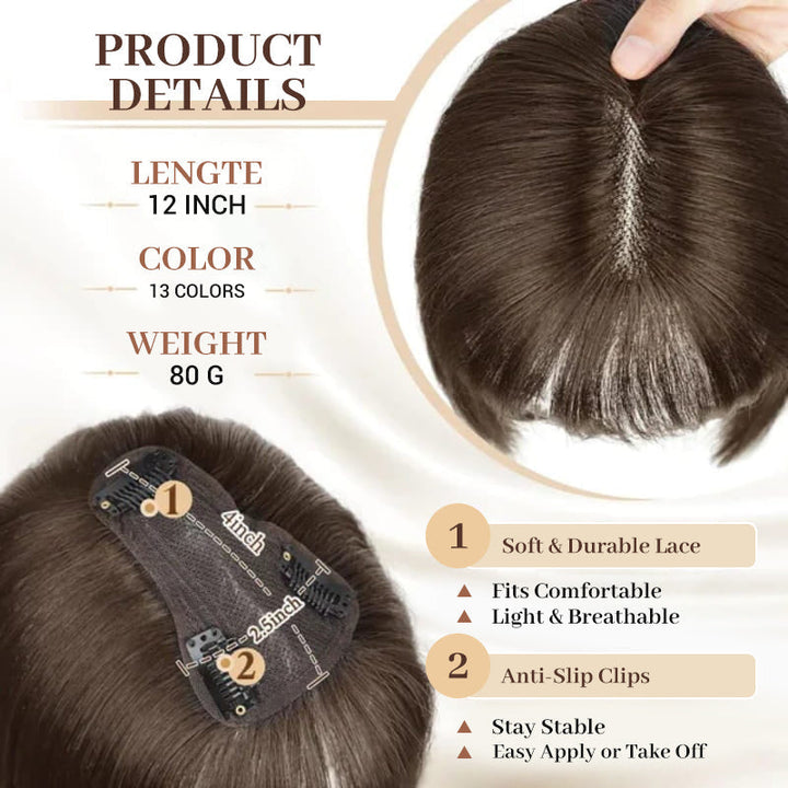 StyleMax™ Topper per capelli dall'aspetto naturale