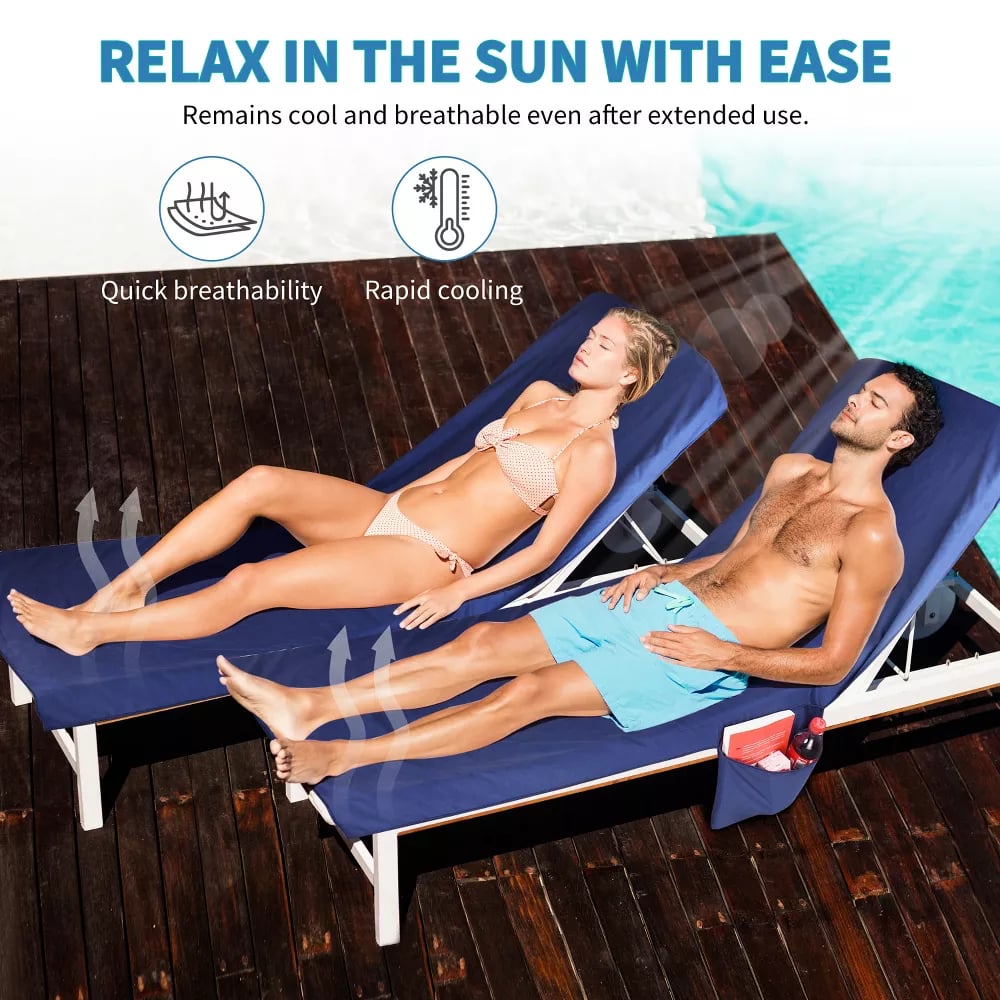 SunVibe™ Telo mare ad asciugatura rapida con tasche