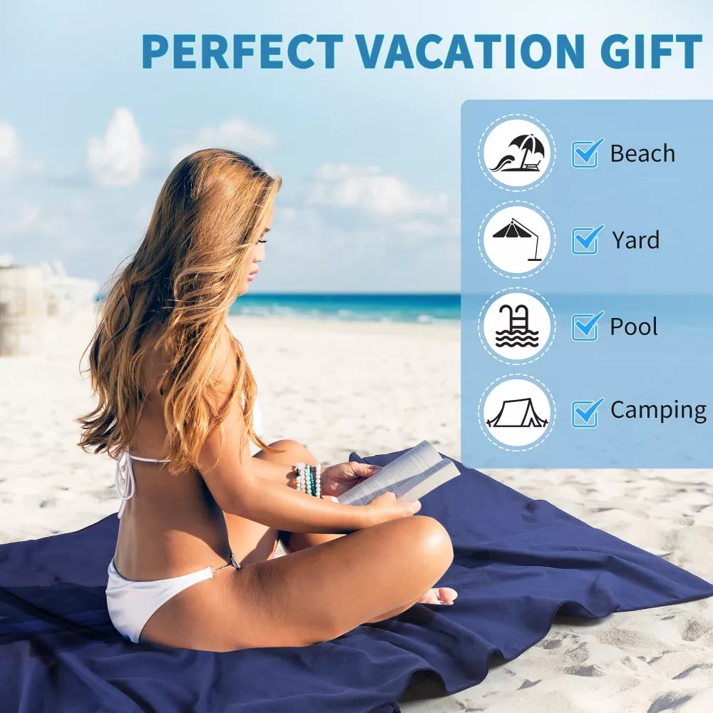 SunVibe™ Telo mare ad asciugatura rapida con tasche