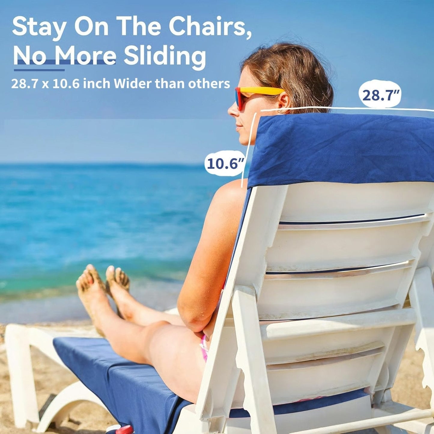 SunVibe™ Telo mare ad asciugatura rapida con tasche