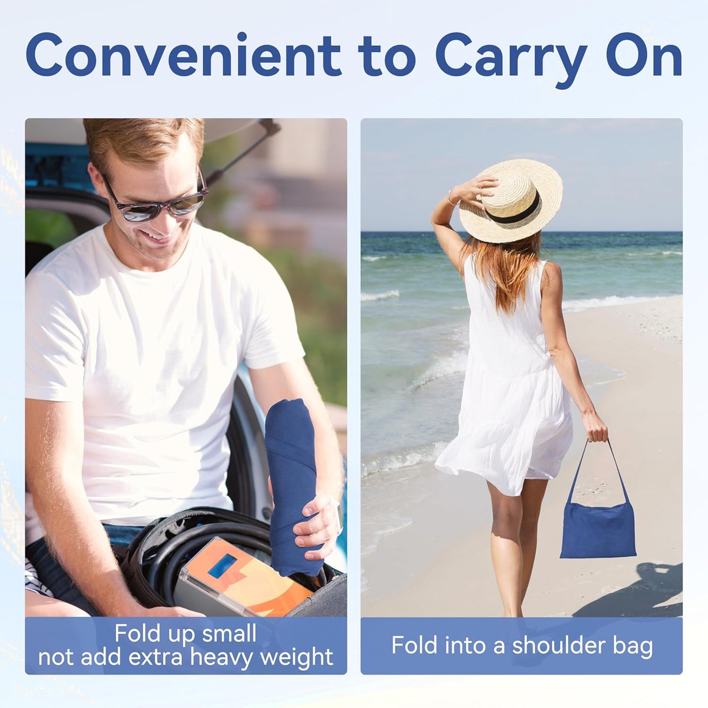 SunVibe™ Telo mare ad asciugatura rapida con tasche