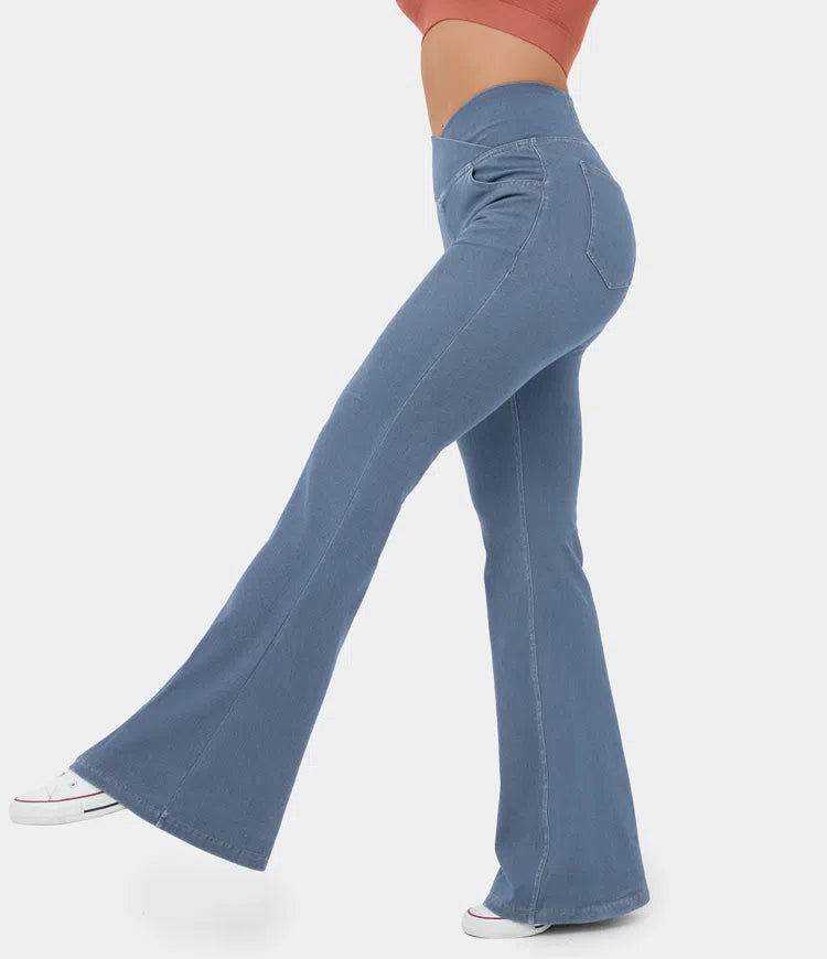 Tilde Caron Comfort™ Leggings in denim stretch