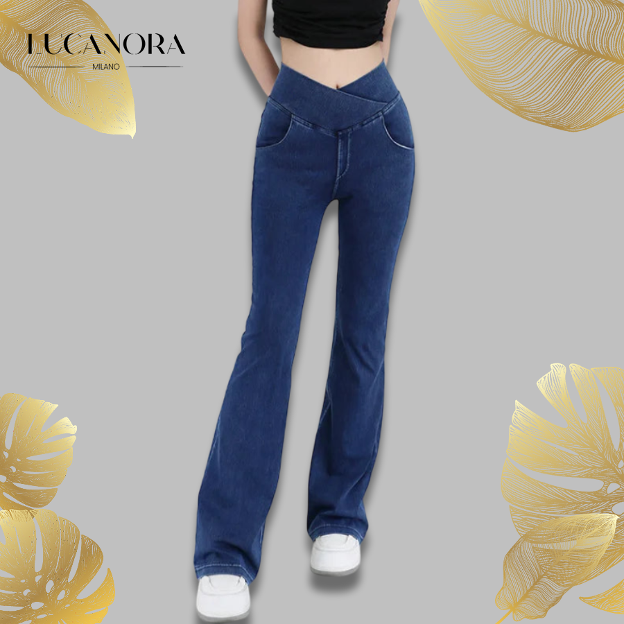 Tilde Caron Comfort™ Leggings in denim stretch