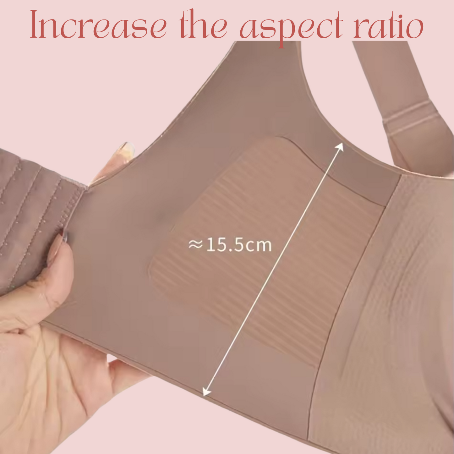 Trasea Colli™ Reggiseno antiscivolo senza ferretto