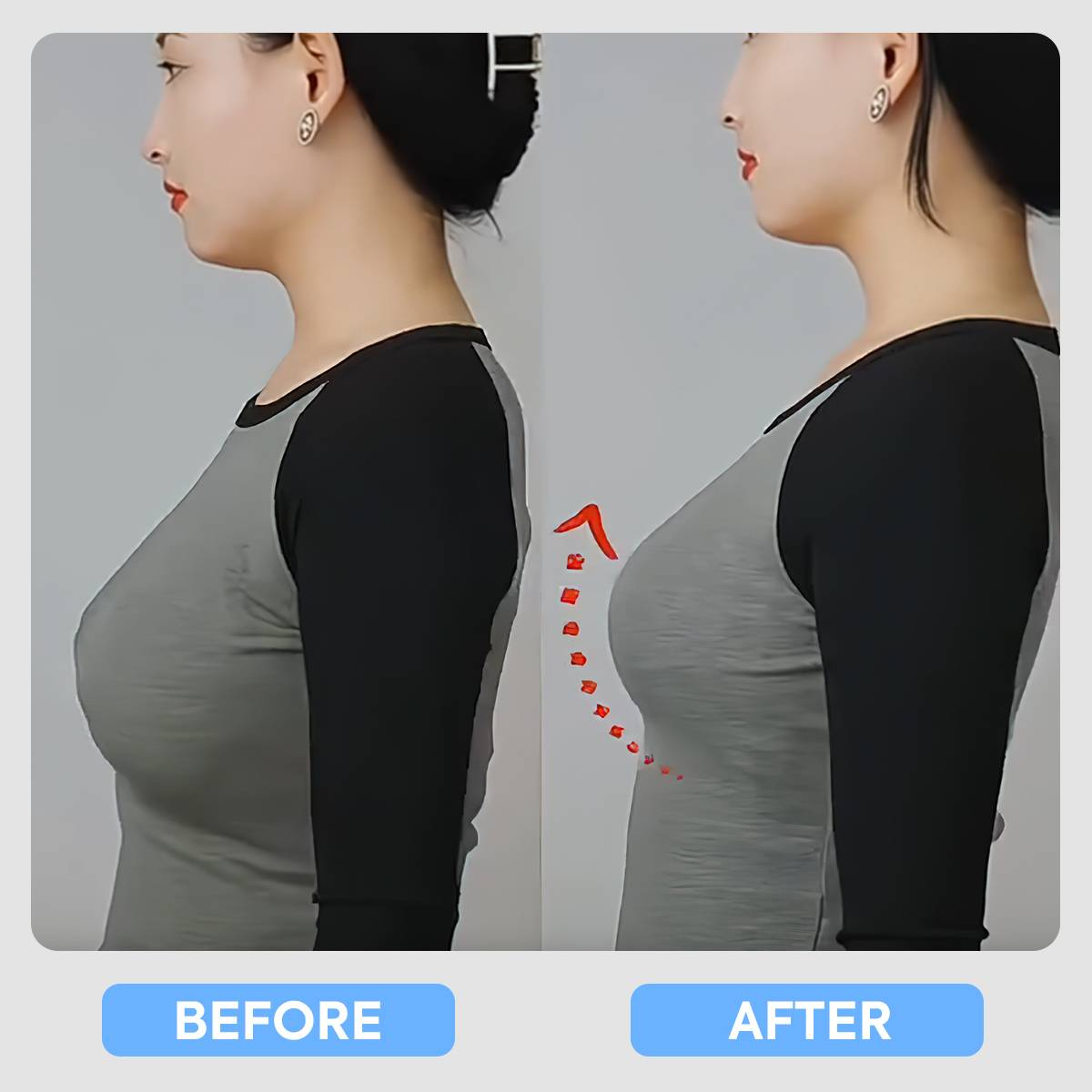 Trasea Colli™ Reggiseno antiscivolo senza ferretto